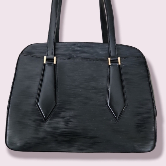 VINTAGE ashneil | black leather shoulder bag - Picture 2 of 10